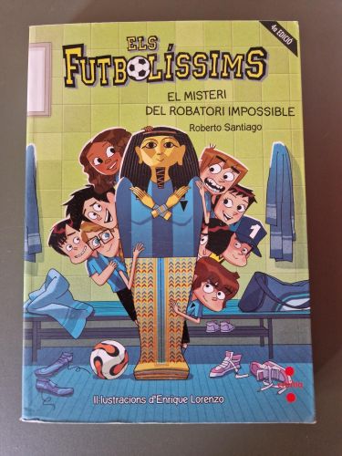 Portada del libro de Els Futbolíssims 5: El misteri del robatori impossible