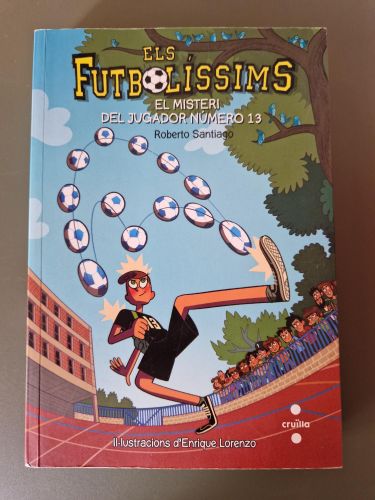 Portada del libro de Els Futbolíssims 13: El misteri del jugador número 13