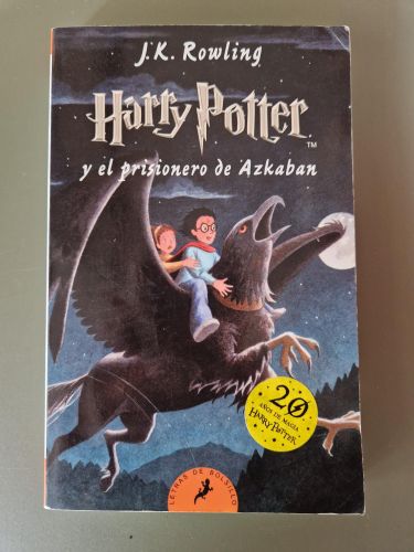 Portada del libro de Harry Potter y el prisionero de Azkaban (Harry Potter 3)