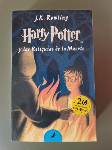 Portada del libro de Harry Potter y las reliquias de la muerte (Harry Potter 7)
