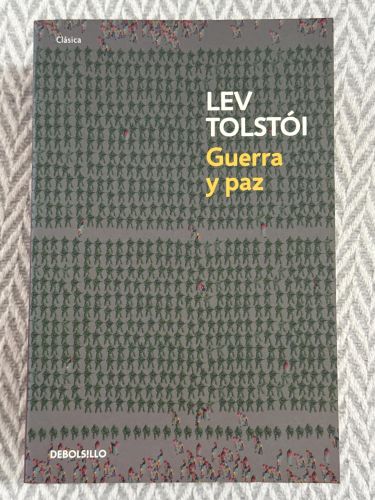 Portada del libro de Guerra y paz