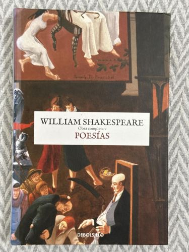 Portada del libro de Poesías. Obra completa V