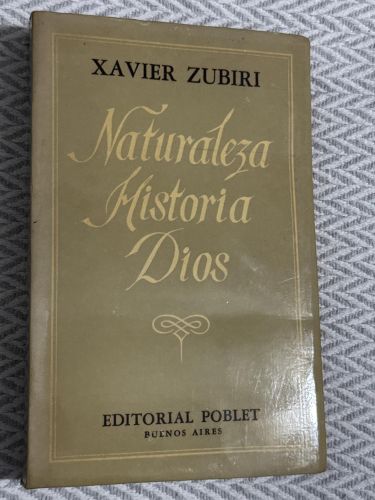 Portada del libro de Naturaleza. Historia. Dios