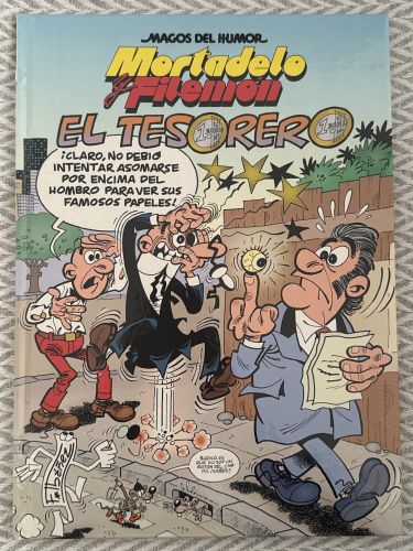 Portada del libro de Mortadelo y Filemón. El tesorero (Magos del Humor 167)