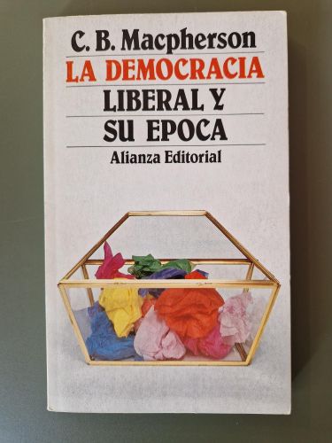 Portada del libro de La democracia liberal y su época