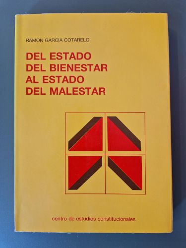 Portada del libro de Del Estado del Bienestar al Estado del Malestar