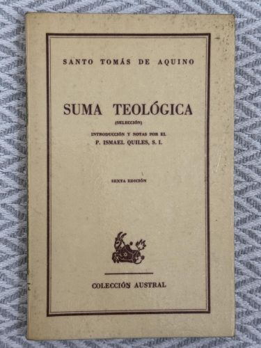 Portada del libro de Suma teológica