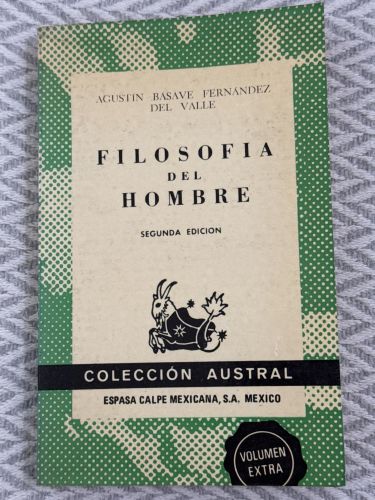 Portada del libro de Filosofía del hombre