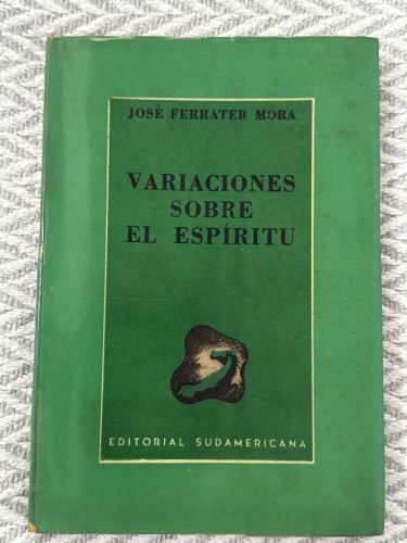 Portada del libro de Variaciones sobre el espíritu