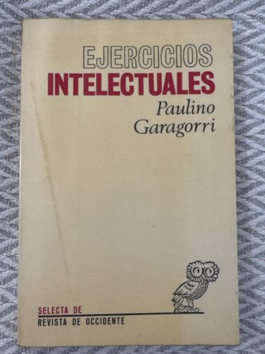 Portada del libro de Ejercicios intelectuales