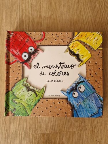 Portada del libro de El Monstruo de Colores, un libro pop-up