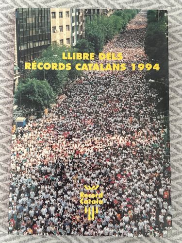 Portada del libro de Llibre dels rècords catalans 1994