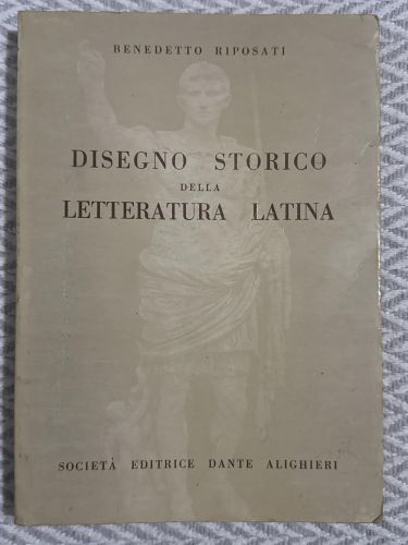 Portada del libro de Disegno storico della letteratura latina
