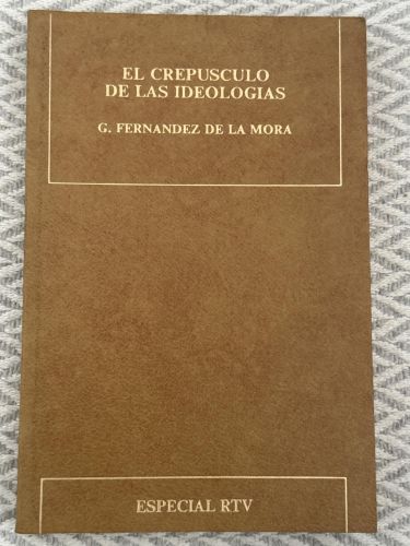Portada del libro de El crepúsculo de las ideologías