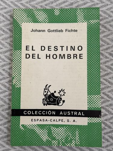 Portada del libro de El destino del hombre