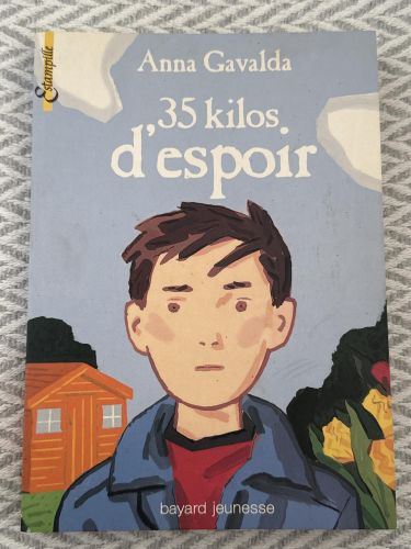 Portada del libro de 35 kilos d'espoir