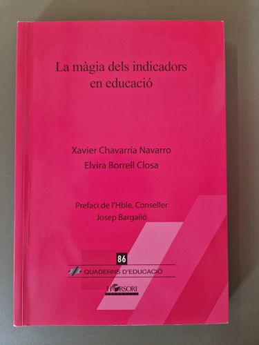 Portada del libro de La màgia dels indicadors en educació