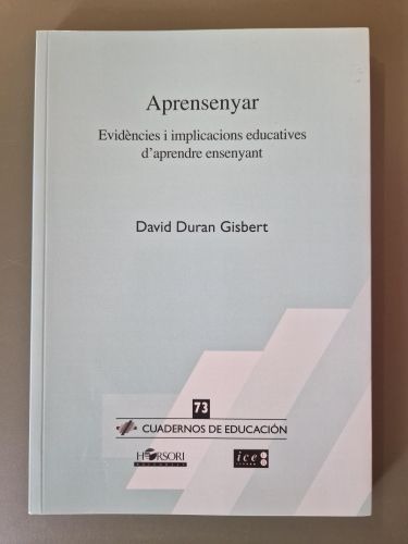 Portada del libro de Aprensenyar. Evidències i implicacions educatives d'aprendre ensenyant