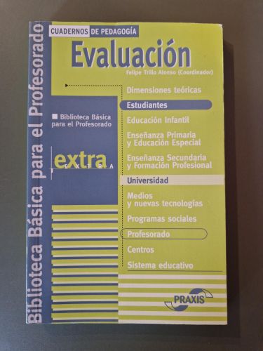 Portada del libro de Cuadernos de pedagogía - Evaluación