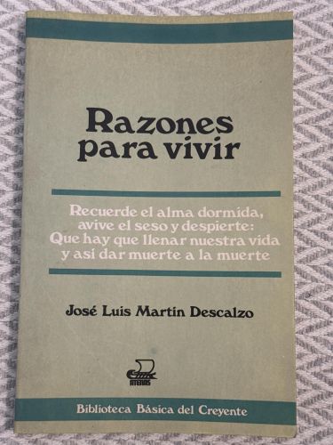Portada del libro de Razones para vivir