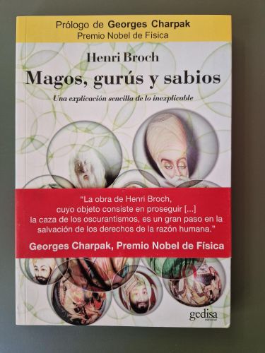 Portada del libro de Magos, gurús y sabios. Una explicación sencilla de lo inexplicable