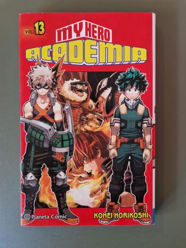 Portada del libro de My hero academia. vol. 13