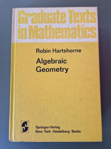 Portada del libro de Algebraic Geometry