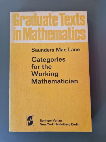 Portada del libro de Categories for the Working Mathematician