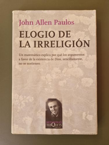 Portada del libro de Elogio de la irreligión
