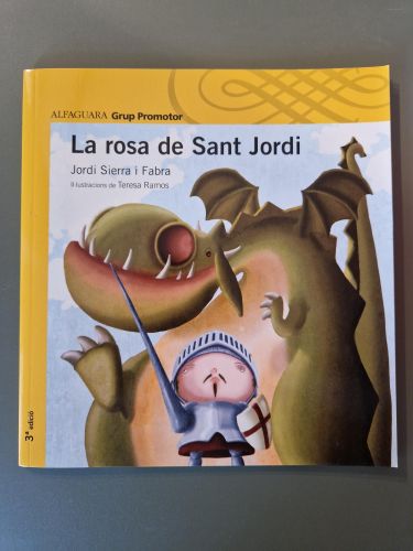 Portada del libro de La rosa de Sant Jordi