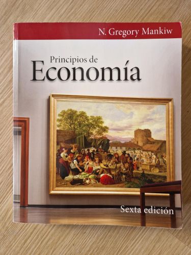 Portada del libro de Principios de economía 