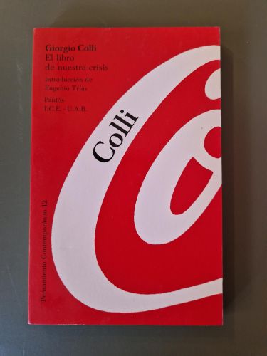 Portada del libro de El libro de nuestra crisis