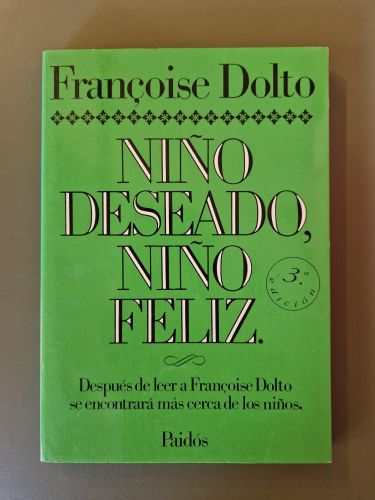 Portada del libro de Niño deseado, niño feliz