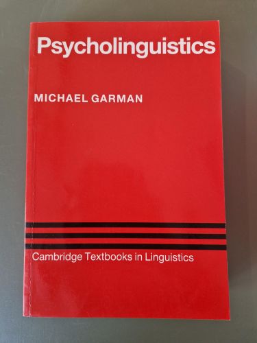 Portada del libro de Psycholinguistics