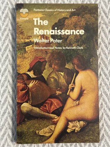 Portada del libro de The Renaissance: Studies in Art and Poetry