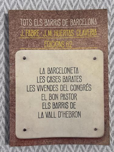 Portada del libro de Tots els barris de Barcelona 6