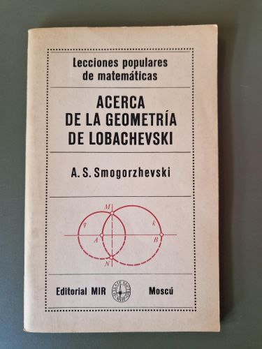 Portada del libro de Acerca de la geometría de Lobachevski. Lecciones populares de matemáticas