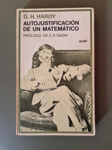 Portada del libro de Autojustificación de un matemático