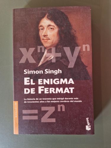 Portada del libro de El enigma de Fermat. 