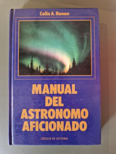 Portada del libro de Manual del astrónomo aficionado