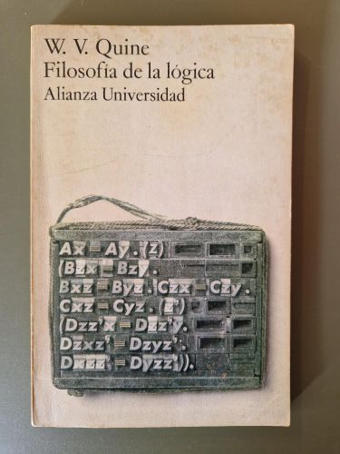 Portada del libro de Filosofía de la lógica
