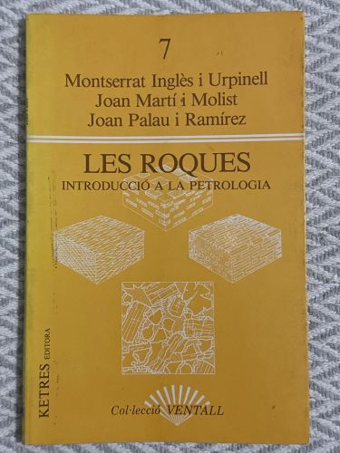 Portada del libro de Les roques. Introducció a la petrologia