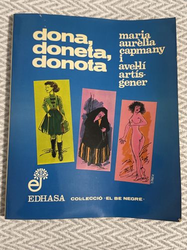 Portada del libro de Dona, doneta, donota