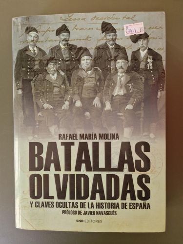 Portada del libro de Batallas Olvidadas y claves ocultas de la Historia de España