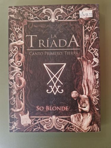 Portada del libro de La Tríada: Tierra. Canto Primero