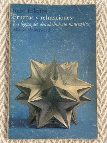 Portada del libro de Pruebas y refutaciones