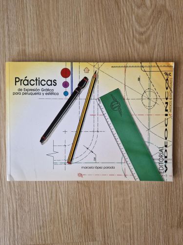 Portada del libro de Prácticas de Expresión Gráfica para peluquería y estética