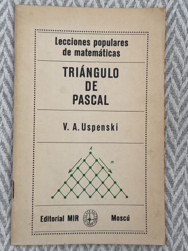 Portada del libro de Lecciones populares de matemáticas: El triángulo de Pascal