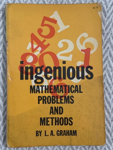 Portada del libro de Ingenious mathematical problems and methods