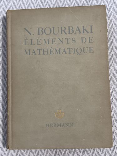 Portada del libro de Éléments de mathématique